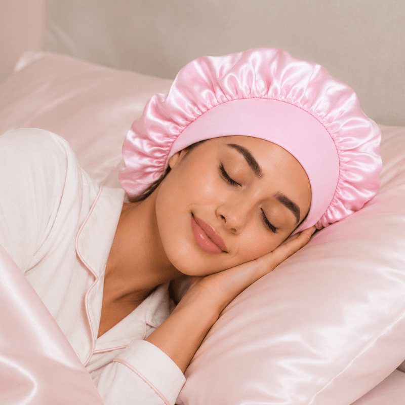 silkenglow™ Satin Hair Bonnet